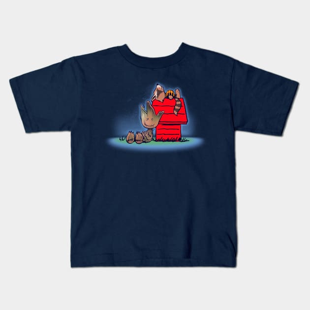 Friends of Galaxy Kids T-Shirt by JayHai